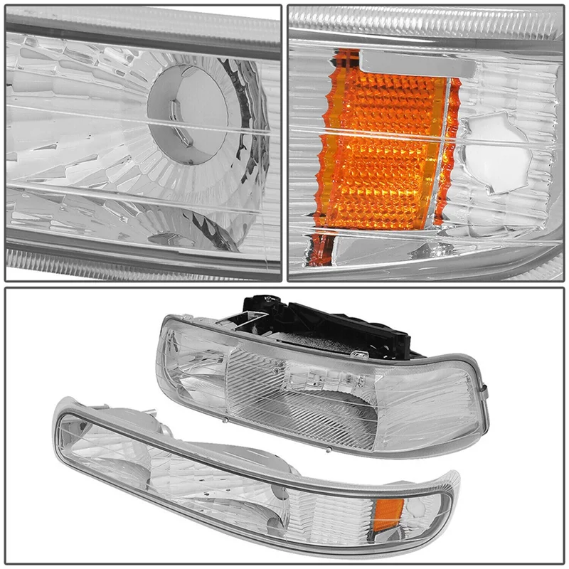 LED DRL النهار تشغيل ضوء مصباح الضباب القيادة ضوء أضواء وقوف السيارات HD المصباح ل سيلفرادو 99-02 GM2520173