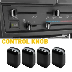 4Pcs/Set  Air Conditioning Control Switch Knob Black For Toyota RAV4 4Runner Tacoma Mr2 Tercel Paseo Car Accessories Styling