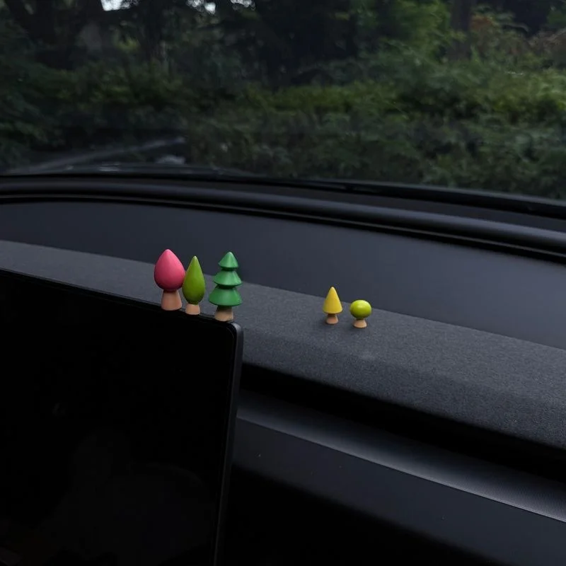 Indoor Decorations, Cute Ornaments, Car Mini Decorations, Accessories, Interesting Ornaments, Electric Car Mushroom Models