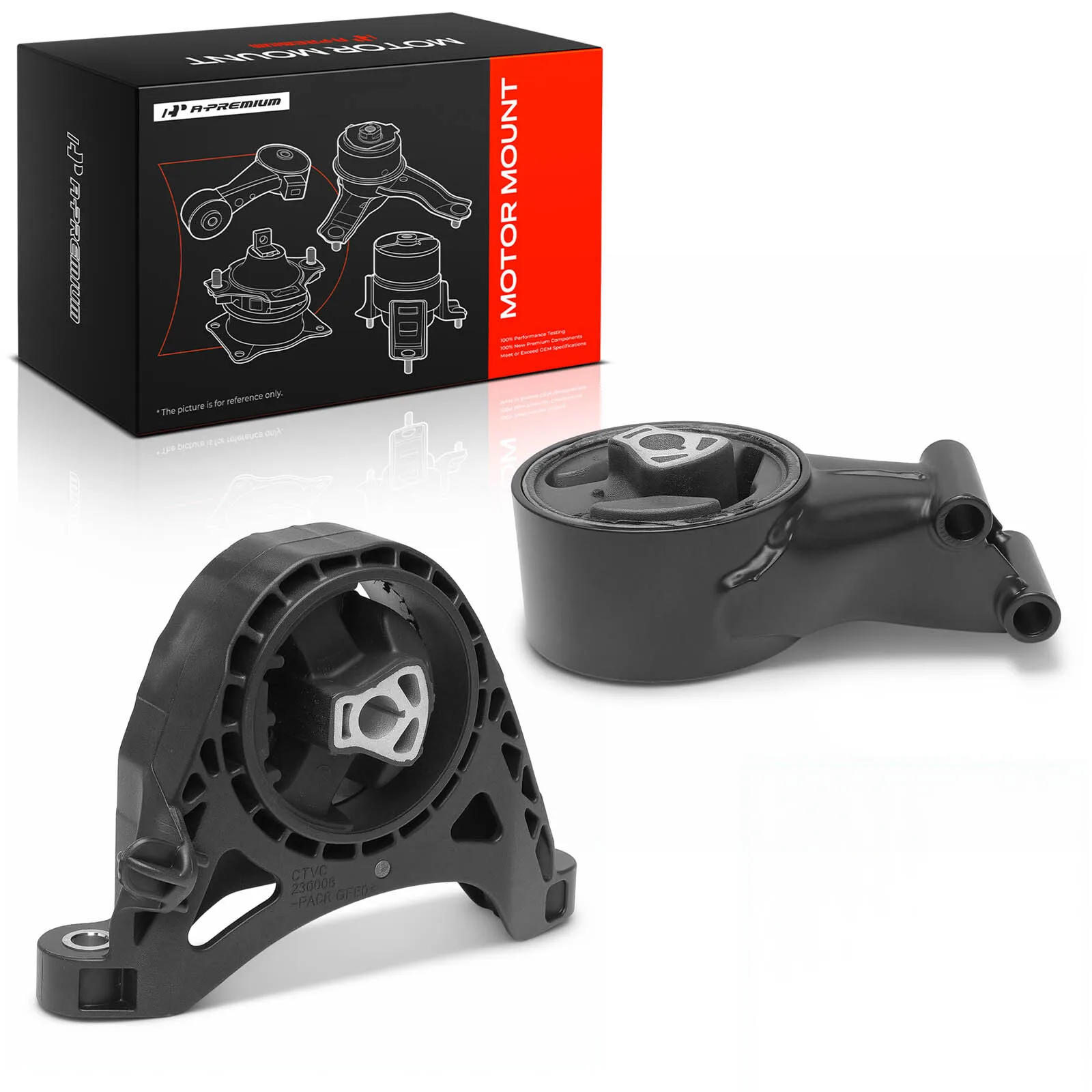 A-Premium 2pcs Automatic Transmission Mount for Buick Regal 2011-2013 Saab 9-5 2011