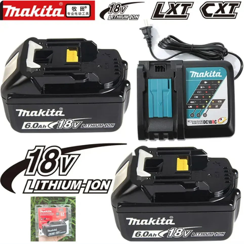 

Genuine/Original Makita 18v battery bl1850b BL1850 bl1860 bl 1860 bl1830 bl1815 bl1840 LXT400 6.0Ah for makita 18v tools drill