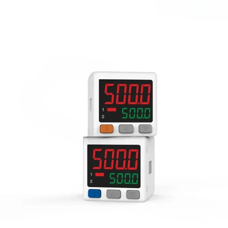 Digital Differential Pressure Gauge Dual Air Ports for HVAC Differential Pressure Measurement