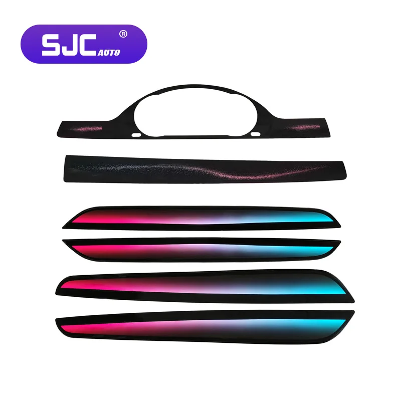 NewSJC Car Dynamic Galaxy LED Light Kit 64 Color Ambient Lighting for Volkswagen CC 2013-2018 Colorful APP Auto Interior Lightin