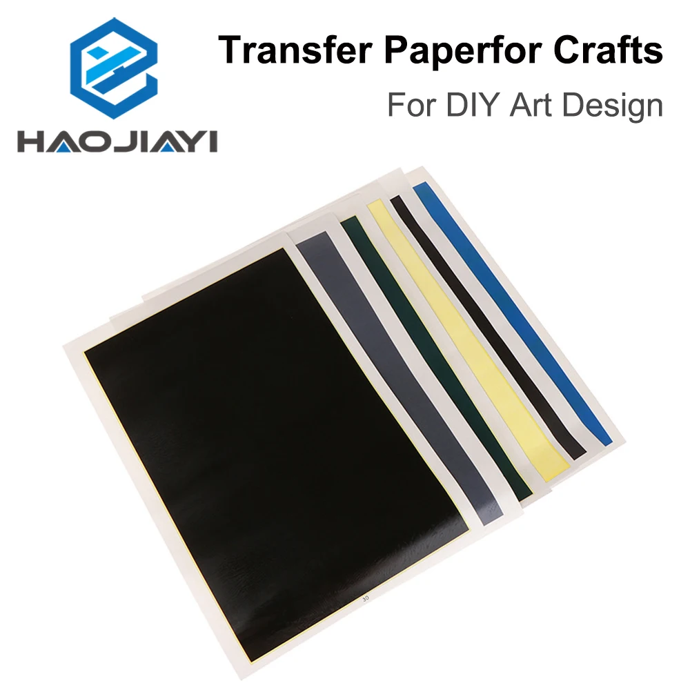 HAOJIAYI 5/10PCS 39*27cm Laser Engraving Transfer Paper Crafts Color Marking DIY Art Design for Laser Engraving Marking Machine