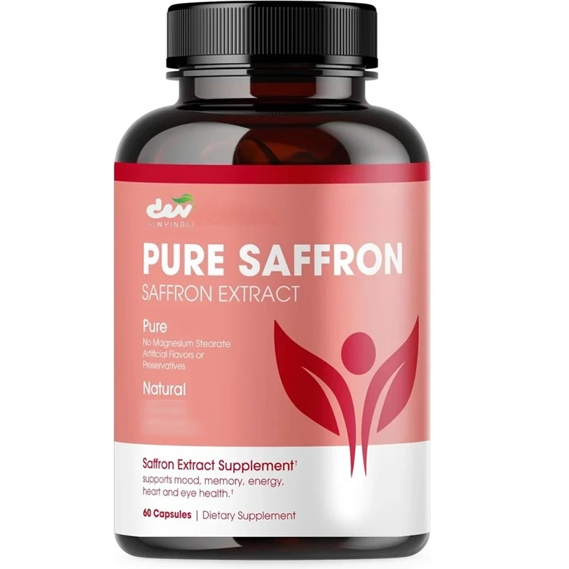 

Капсулы с экстрактом шафрана - 100% чистый экстракт шафрана - повышают энергию