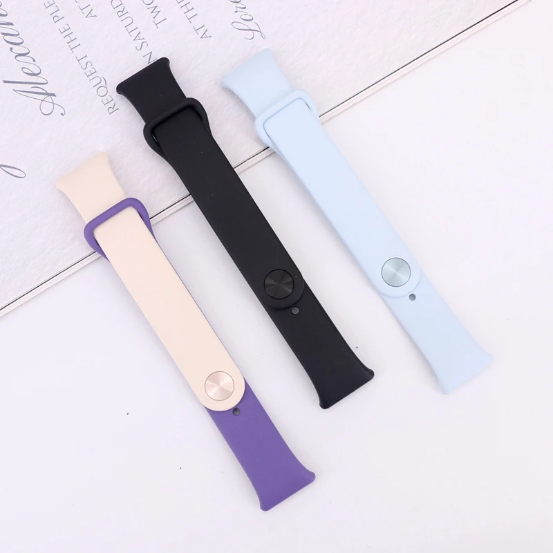 Original TPU Watch Strap for Honor Band 9 Sport Band Silicon Strap Colorful Purple Mixed Colors Watch Bracelet