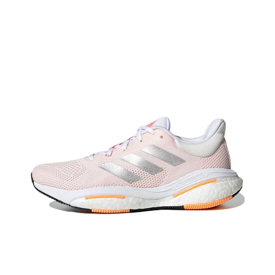 Adidas Solar Glide 5 Running Shoes Women's Low Top Light Pink GX5496
