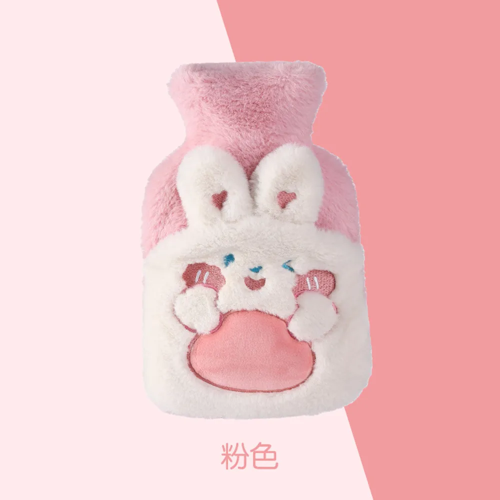 Cute Hot Water Bottle Warm Belly Treasure Cartoon Warmer Filled Explosion-proof Portable Winter Reusable Hand Warmer Outdoor