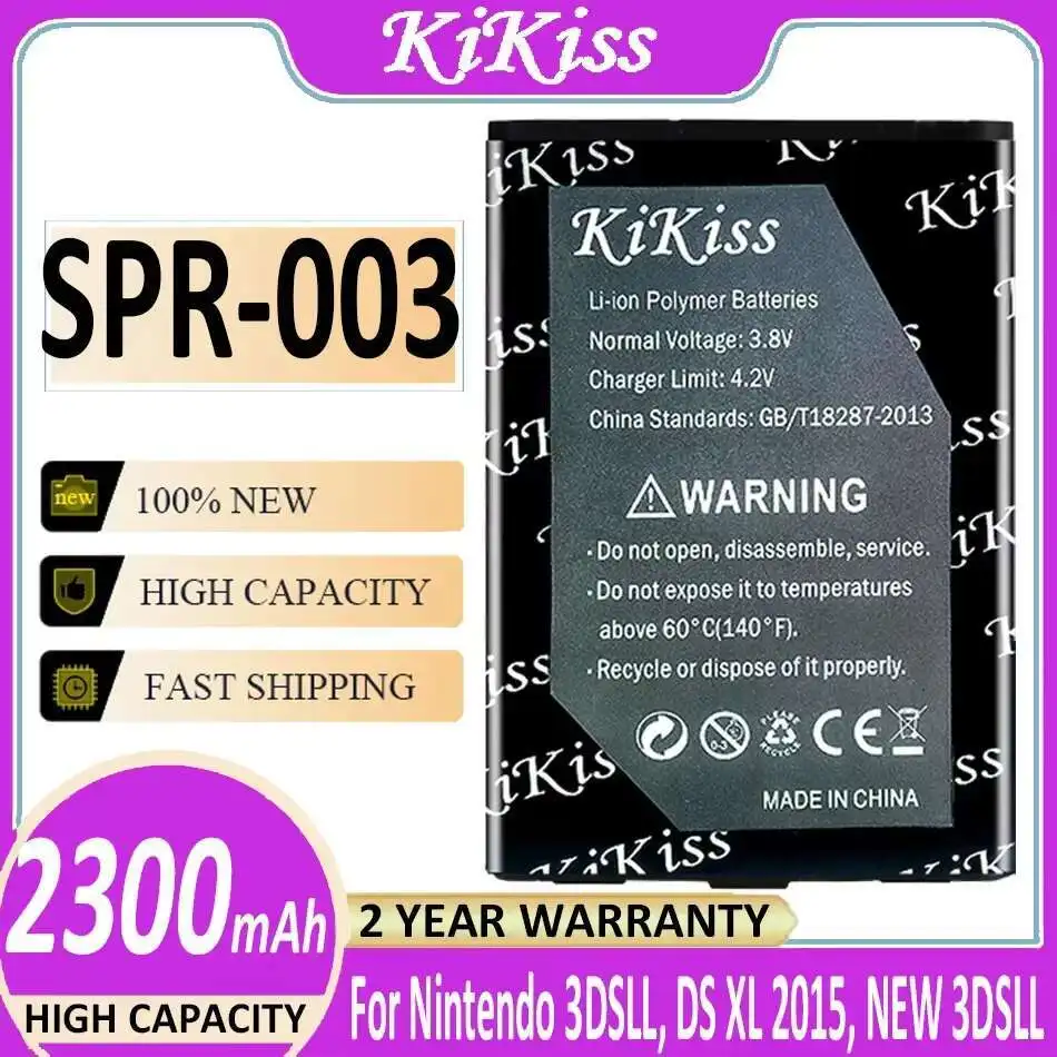 

2300Mah For Nintendo 3DSLL, DS XL 2015, New Spr-001 Spr-A-Bpaa-CO Handheld Game Console Battery Spr-003 Durable