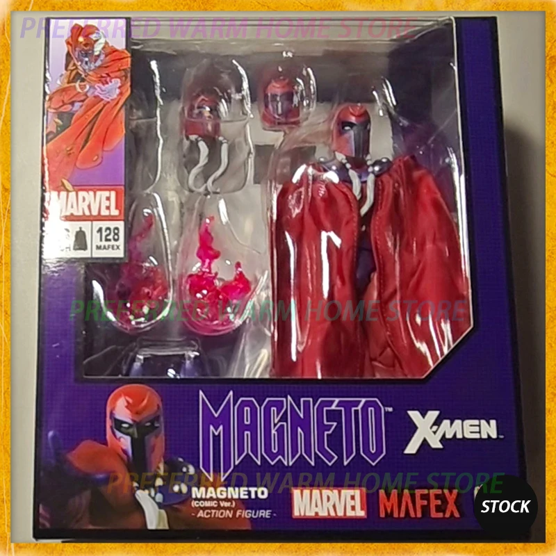 In Stock Originate MAFEX 099 Magneto COMIC Ver. Model Toys Collection Marvel X-Men Max Eisenhardt ACTION FIGURE