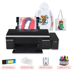 A4 DTF Printer For Epson L805 DTF Printer Directly To Film For shoes jeans clothes all fabric For t shirt printing machine A4