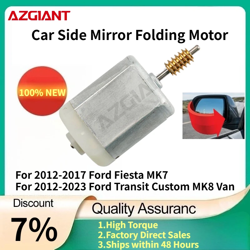 

For 2012-2023 Ford Transit Custom MK8 Van/Fiesta MK7 2012-2017 AZGIANT Car Side Mirror Folding Motor Brand New replacement parts