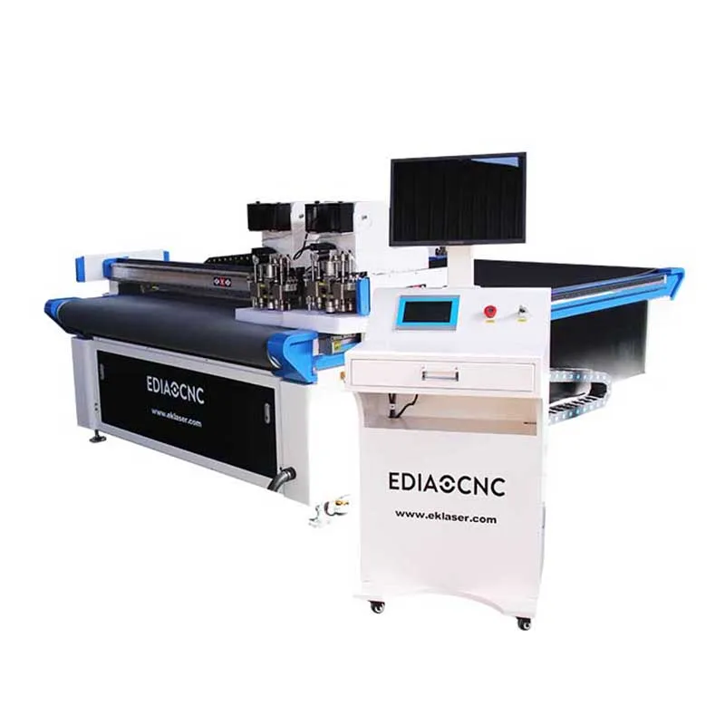 CNC Digital Cutting Machine Artificial Leather Oscillating Knife Cutting Machine for Shoe Making Industry