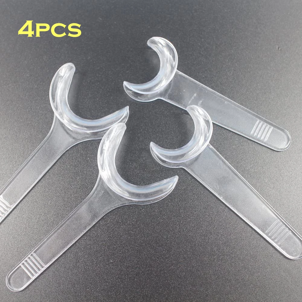 2/4PCS Dental Lip Pressure Retractor T-Shape Intraoral Cheek Orthodontic Teeth Mouth Opener for Photography Autoclavable Dentist