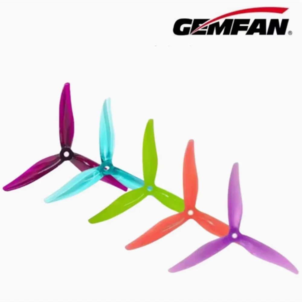 

New Gemfan 51377 Hurricane MAX Propeller 3 Blade Props for FPV Racing Multirotor PC 3inch 6Pair/12Pcs