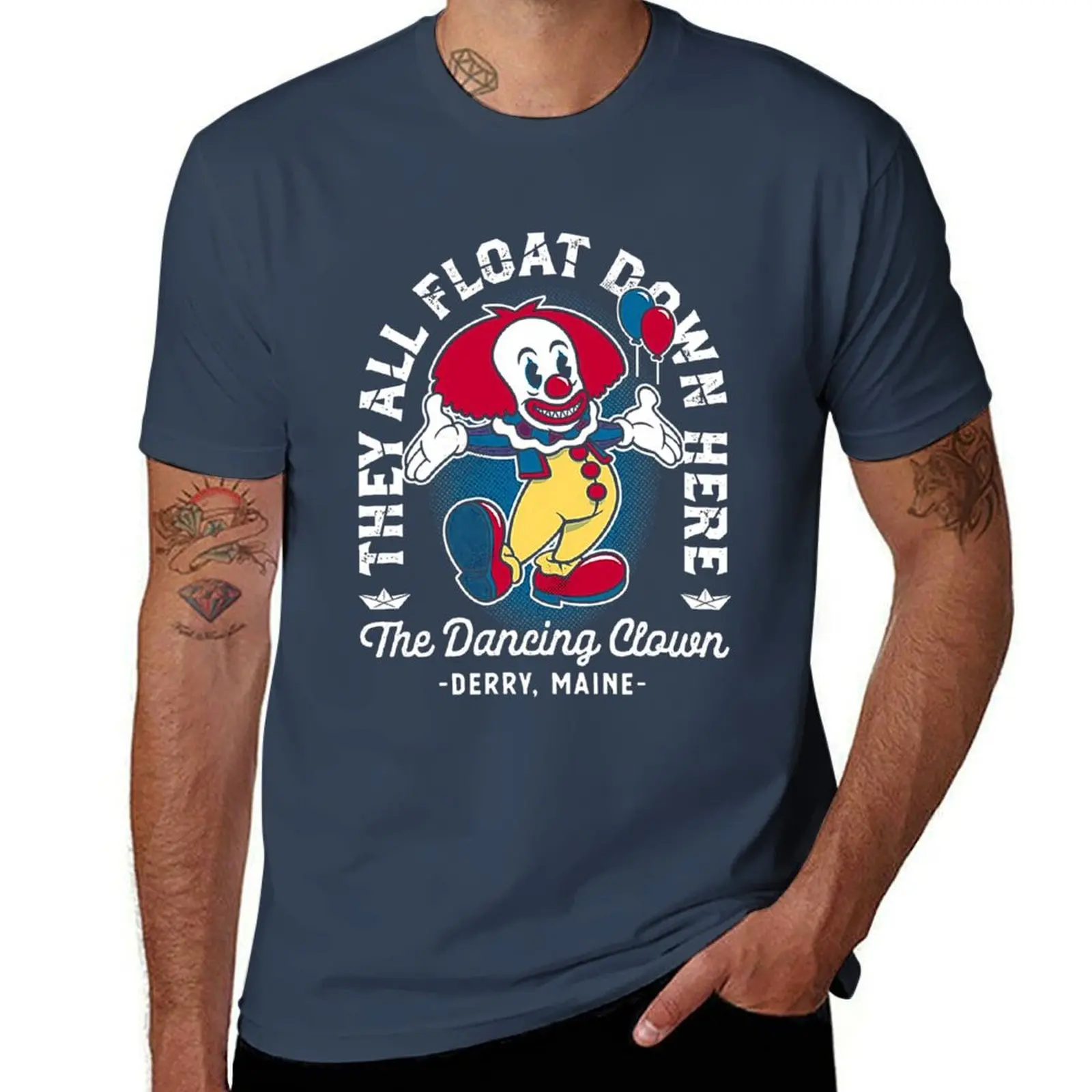 The Dancing Clown T-Shirt Soft Stretch Short Sleeve Top