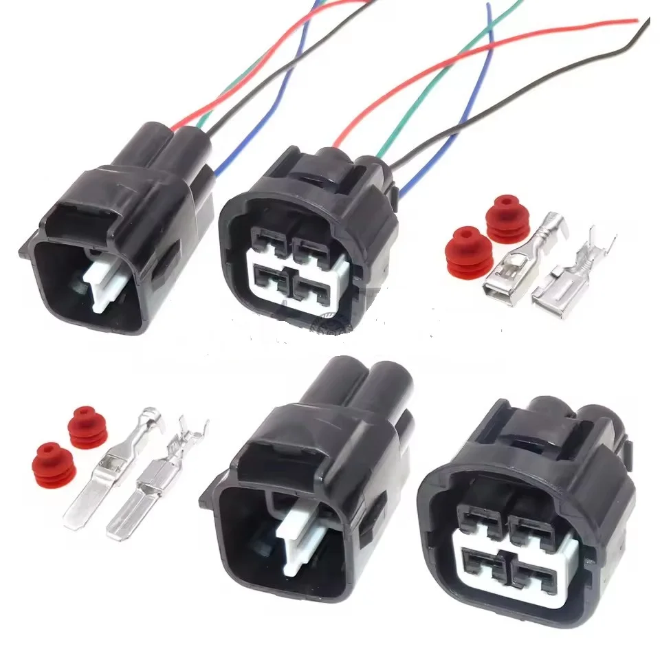 1Set 4Pin 7282-7043-30 7283-7043-30 Assembly Auto Accessories Waterproof Plug MG641744-5 MG651747-5 Car Fan Wire Cable Sockets