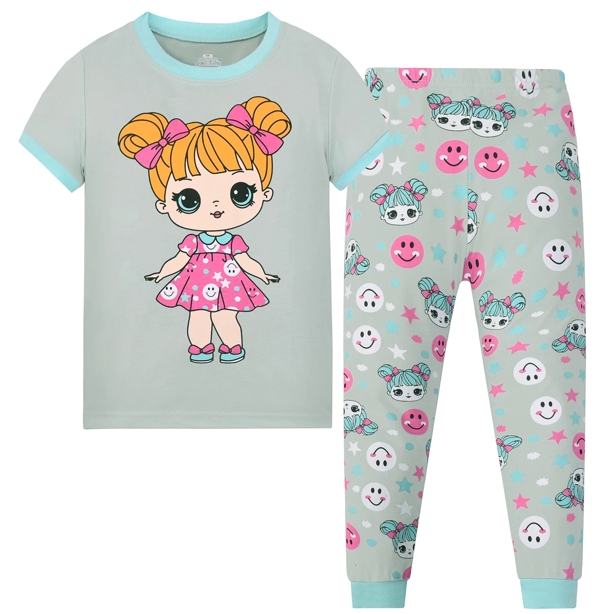 Toddler Pajamas for Girls PJs Cotton Pyjama Sets Sleepwear 2-9 Years