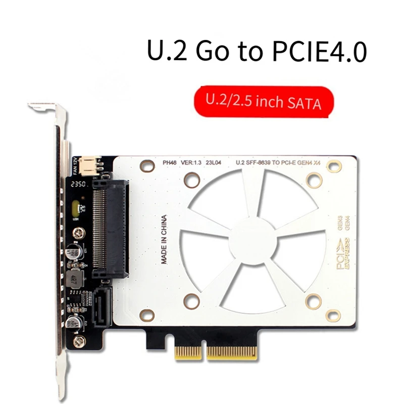 US.2 SSD zu PCIE 4,0 Riser Karte PCI Express 4,0x4x8x16 SFF-8639 Erweiterungs karte wie für Windows 8/10/Linux gezeigt