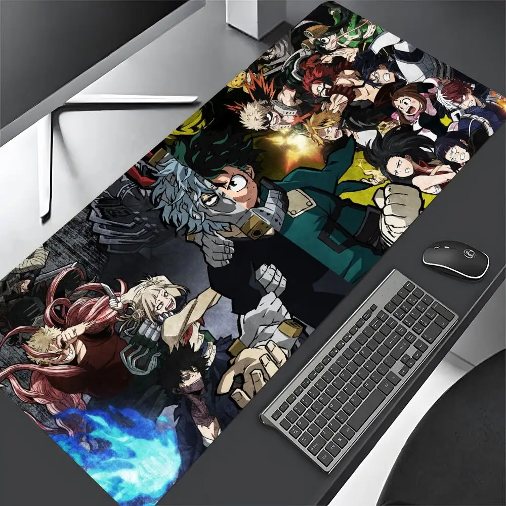 Imagem -05 - Grande Mouse Pad Abstrato para Jogos Mousemat para Gamer Tapete para pc Desk my Hero Academia Xxl Mais Recente 800x400 mm 2024