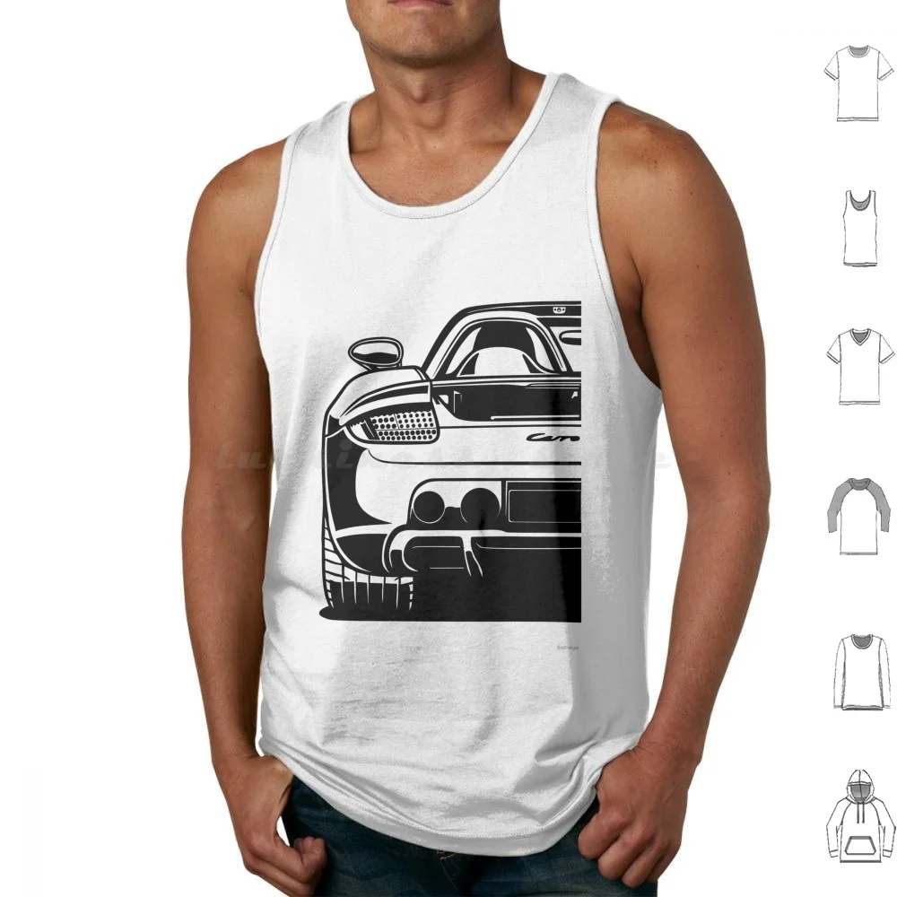Gt Profile Tank Tops Vest Sleeveless Gt Cgt 997 996 Gt2 Rs Gt3 Rs Gt Turbo 993 964 Blueprint