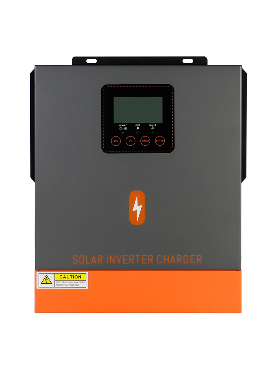 PowMr 1KW EU-Hybrid-Solarwechselrichter 12V V reiner Sinusantrieb mit MPPT 80A Solarladeregler Low Panel Voltage V-Ausgang