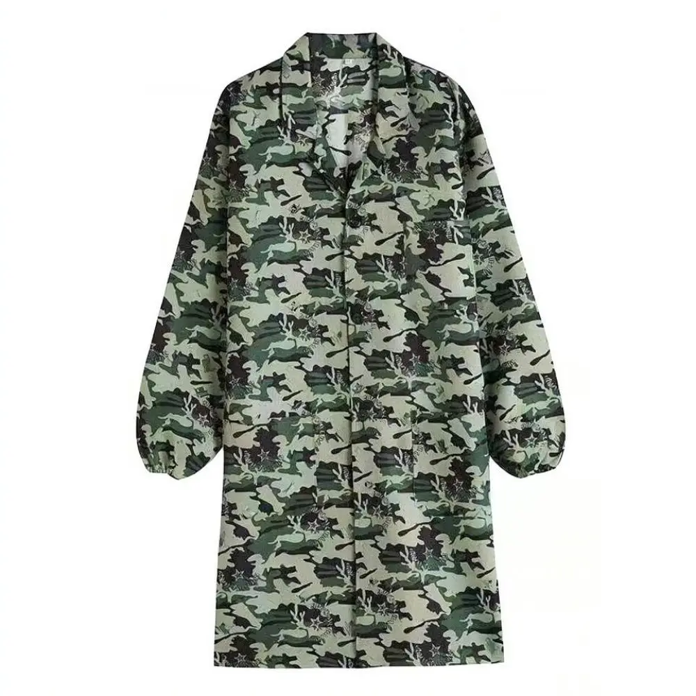 Breathable Industrial Work Jacket Durable Polyester Cotton Protective Coverall For Workshop Warehouse Maintenance Manual Labor