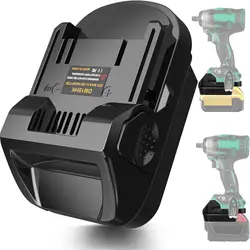 for Metabo Drill Battery Adapter for Milwaukee 18V for Dewalt 18v 20v Li-ion Battery Convert to for Hitachi 18V Power tools
