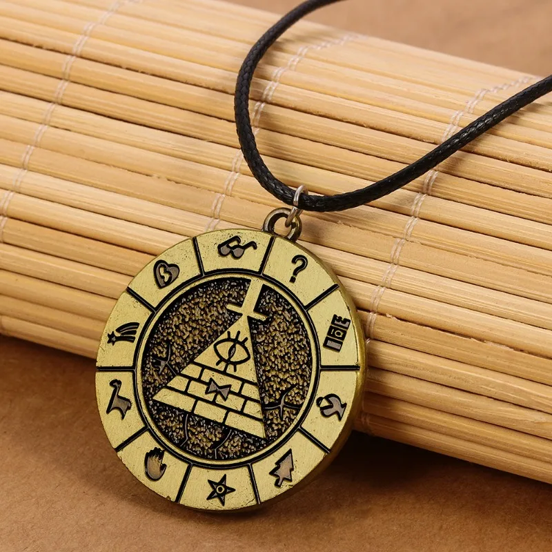 Bronze-colored Triangular Eye Decoration Zinc Alloy Electroplated Pendant for DIY Decorative Accessories Exhibition Matching