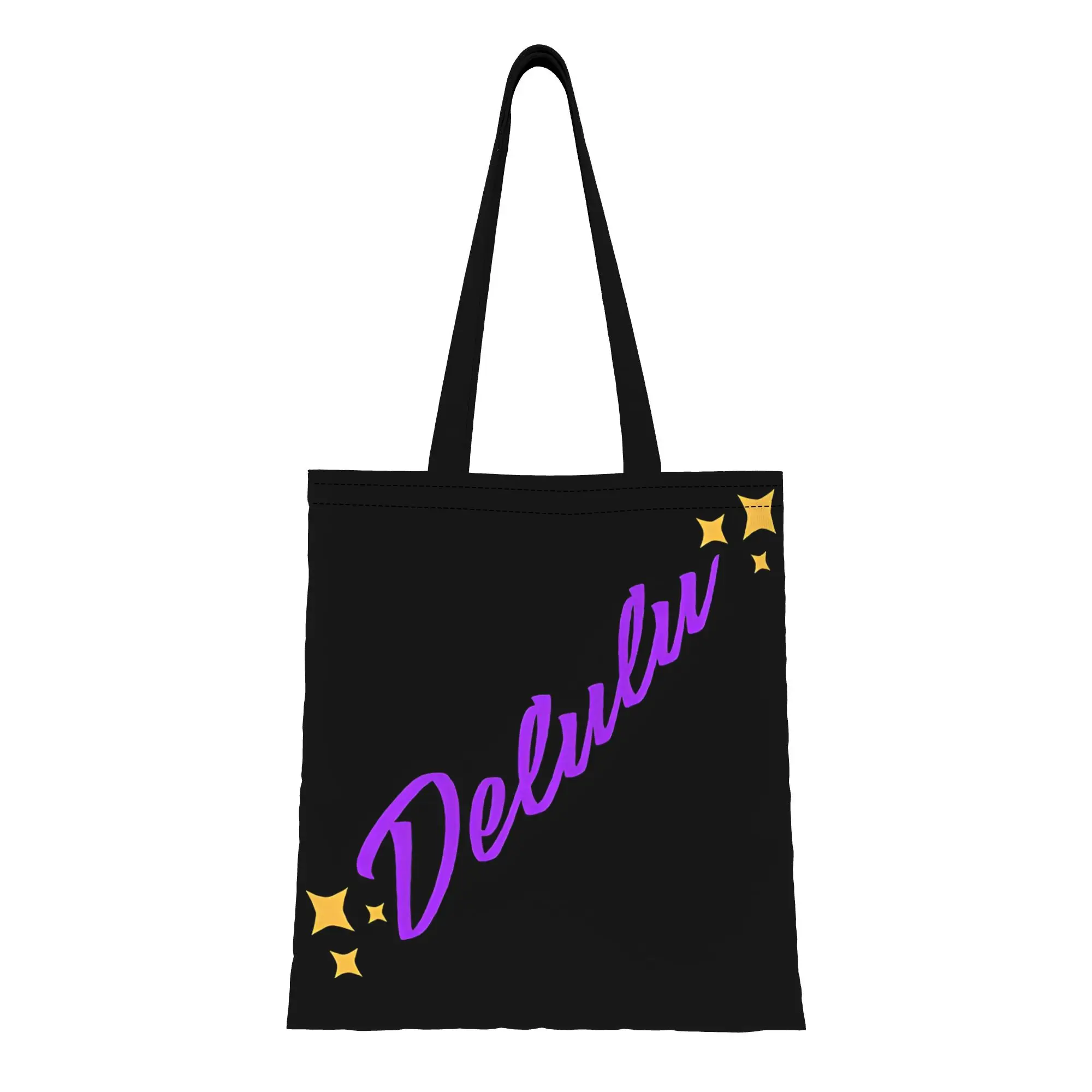 

dDelulu dDelulu1 Canvas Tote Bag Perfect for Shopping Travel Outdoor Heavy Duty Shoulder Handbag