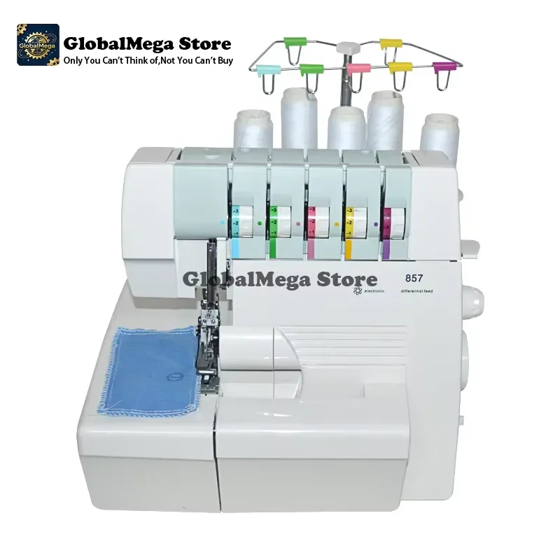 1PC Sewing Machine 855 for Line Hemming Zigzag Stretch Sewing Machine 857 for Overlock Machine with English Manual for Home