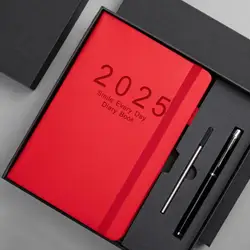 2025 Daily Planner One Page Per Day A5 Day Planner 2025 Daily Calendar Monthly Tabs Hardcover 2025 Hourly Appointment Book