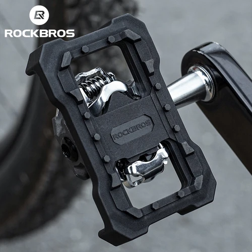 Imagen 1 del producto ROCKBROS-Adaptador de Pedal plano para bicicleta, adaptador de plataforma sin Clip, Pedal para Shimano SPD Speedplay, conversión de pedales de bicicleta