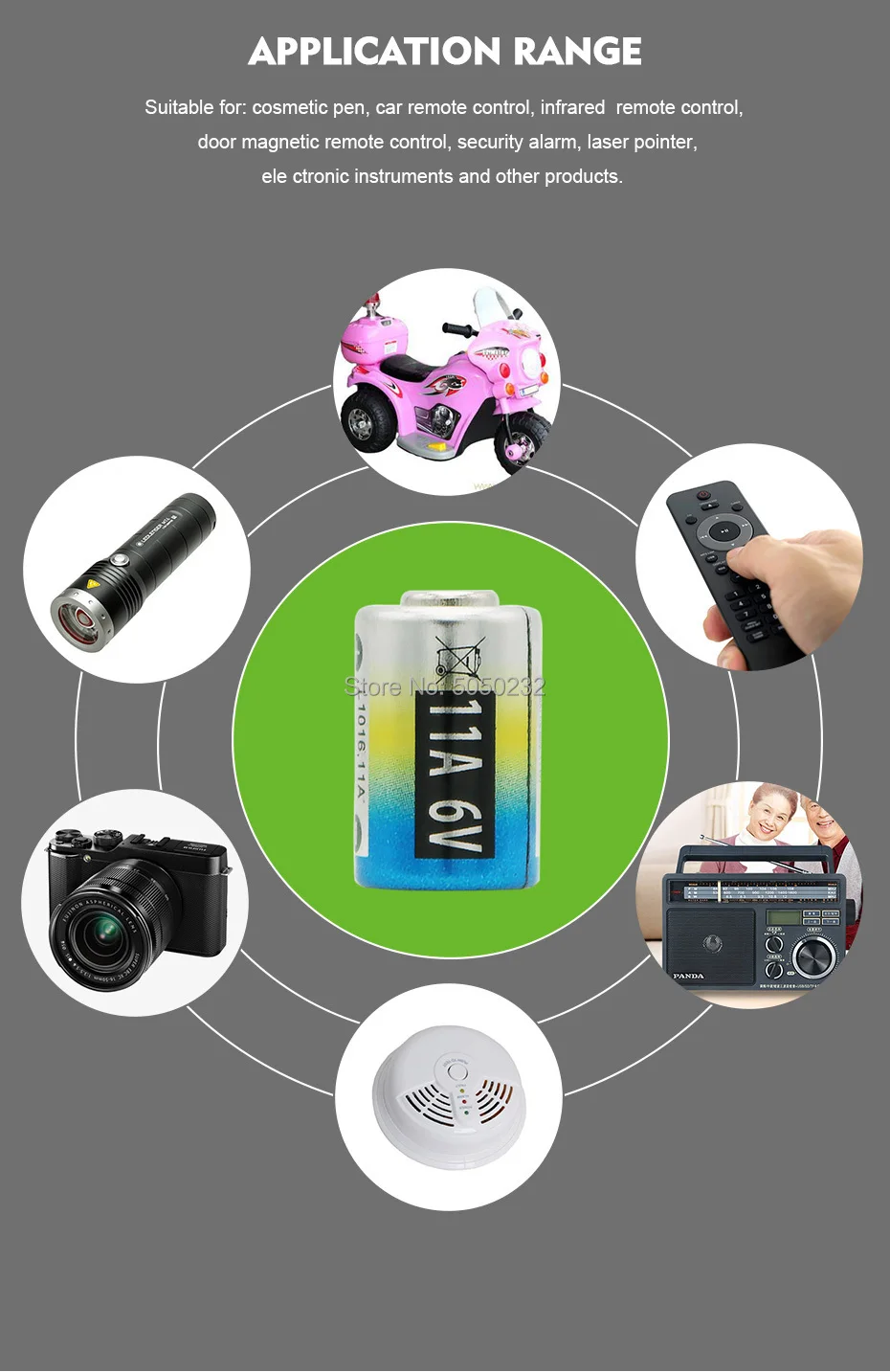 2pcs per lot Mercury free 6V 11A L1016 alkaline battery A11 MN11 GP11A L1016 CA21 for flashlight reading pen