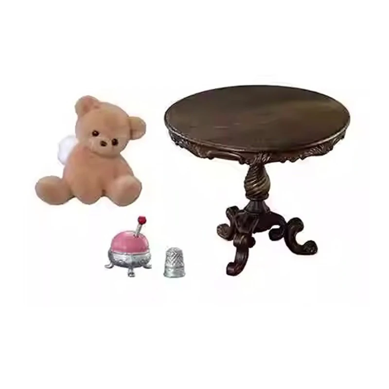 Original Animation Spiel Peripherie Miniatur Szene Spielzeug Oma der Wohnzimmer Gacha Anime Action Modell Figuren Sammlung