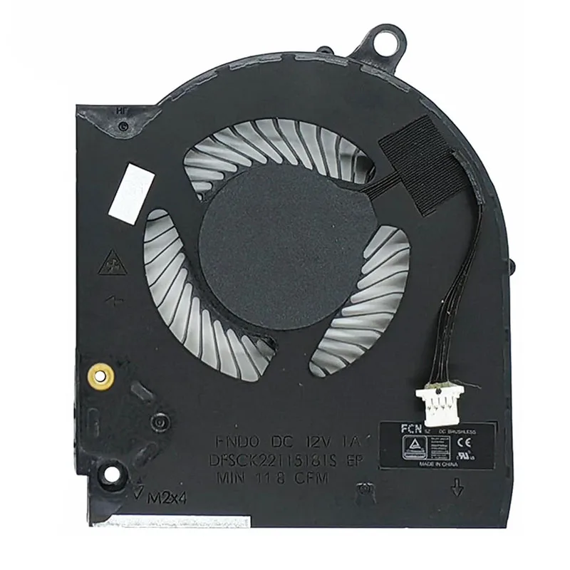 CPU-ventilator/GPU-ventilator voor Dell Alienware M15 R5/R6 Ryzen 5/6 2021-serie 12V 4-pins