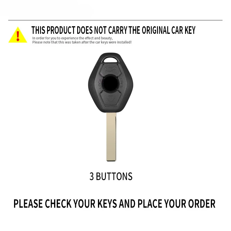 Metal Car Key Cover Fob Case Shell for BMW 3 5 7 Series X5 E53 X3 F83 E46 E39 E38 E60 E63 E61 E64 330i Z3 Z4 E85 E86 M5 325i