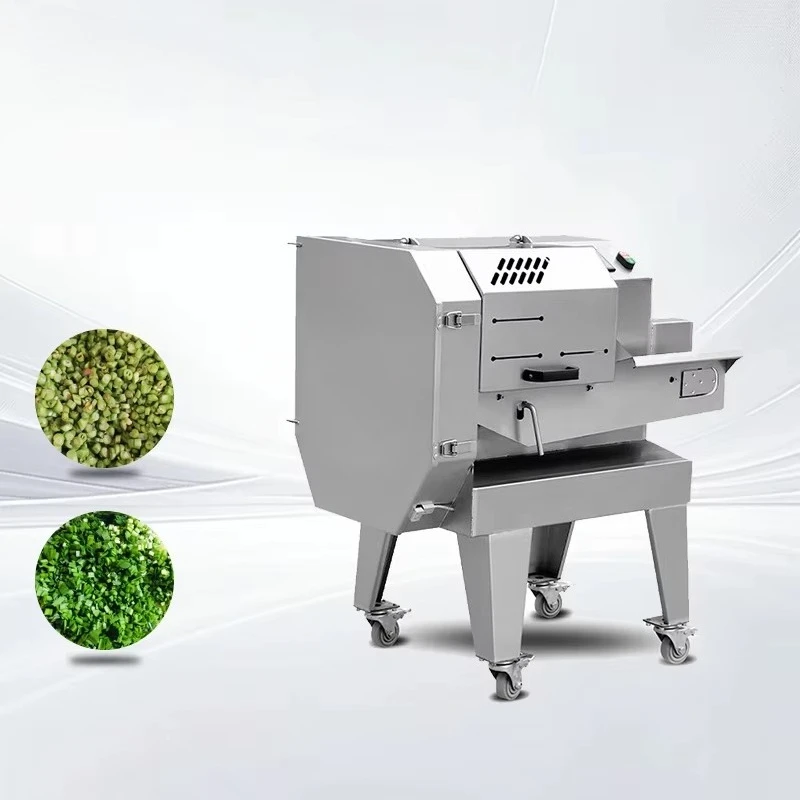 

Fully Automatic Industrial Vegetable Processing Machine 304 Stainless Steel Bearing Equipped Multi-Function Cutter 500-1000KG/H