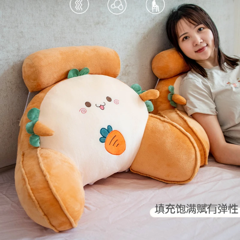 

Cute cheese bread doll throw pillow cushion