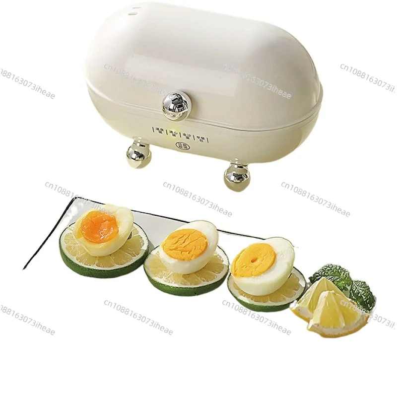 120W Smart Mini Egg Cooker Low Power Student Dormitory Rapid Breakfast Machine Multifunction Automatic Power Off Electric Steame