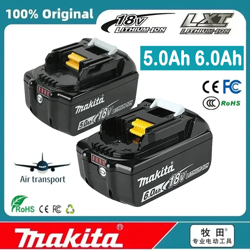 

Оригинальный аккумулятор Makita 18В 5Ач/6Ач большой емкости для угловой шлифмашины. Мощный инструментальный аккумулятор. ХИТ 2026! !