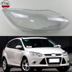 For Ford Focus 2012 2013 2014 Headlamp Cover Transparent Lamp Shade Headlight Shell Lens Plexiglass Replace Original Lampshade