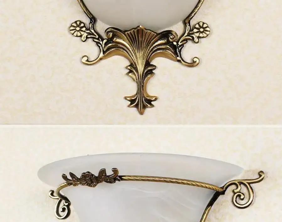 

Simple European style Copper LED Wall Lamp Corridor Aisle Bedroom Wall Lamps