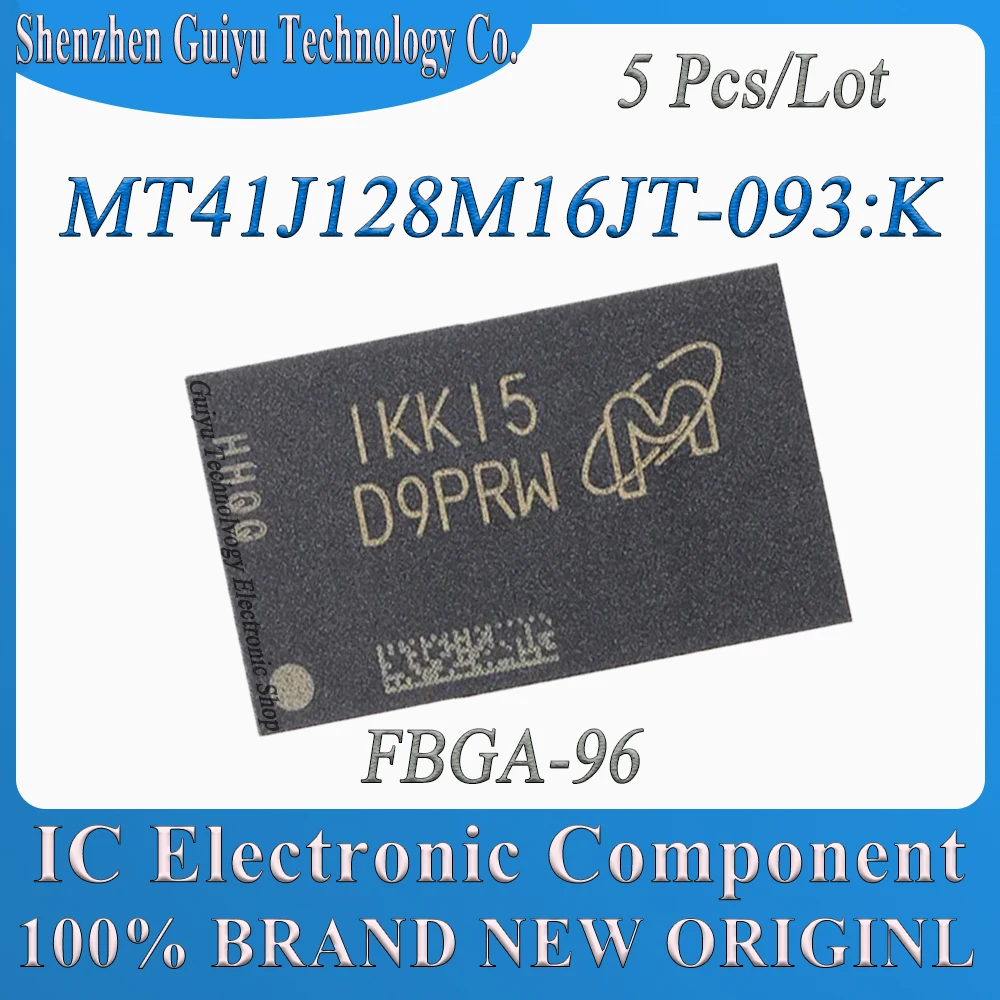 5 Pcs/Lot D9PRW MT41J128M16JT-093:K MT41J128M16JT-093 MT41J128M16JT MT41J128M16 MT41J128M MT41J128 MT41J MT41 MT FBGA-96 IC Chip