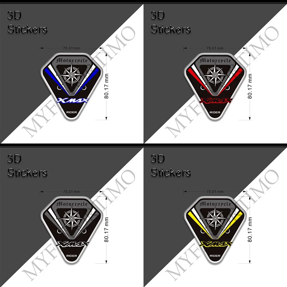 Motorcycle Scooters Windshield Windscreen Screen Wind Shield Emblem Logo Stickers Decals For Yamaha X-max Xmax X Max 125 250 300