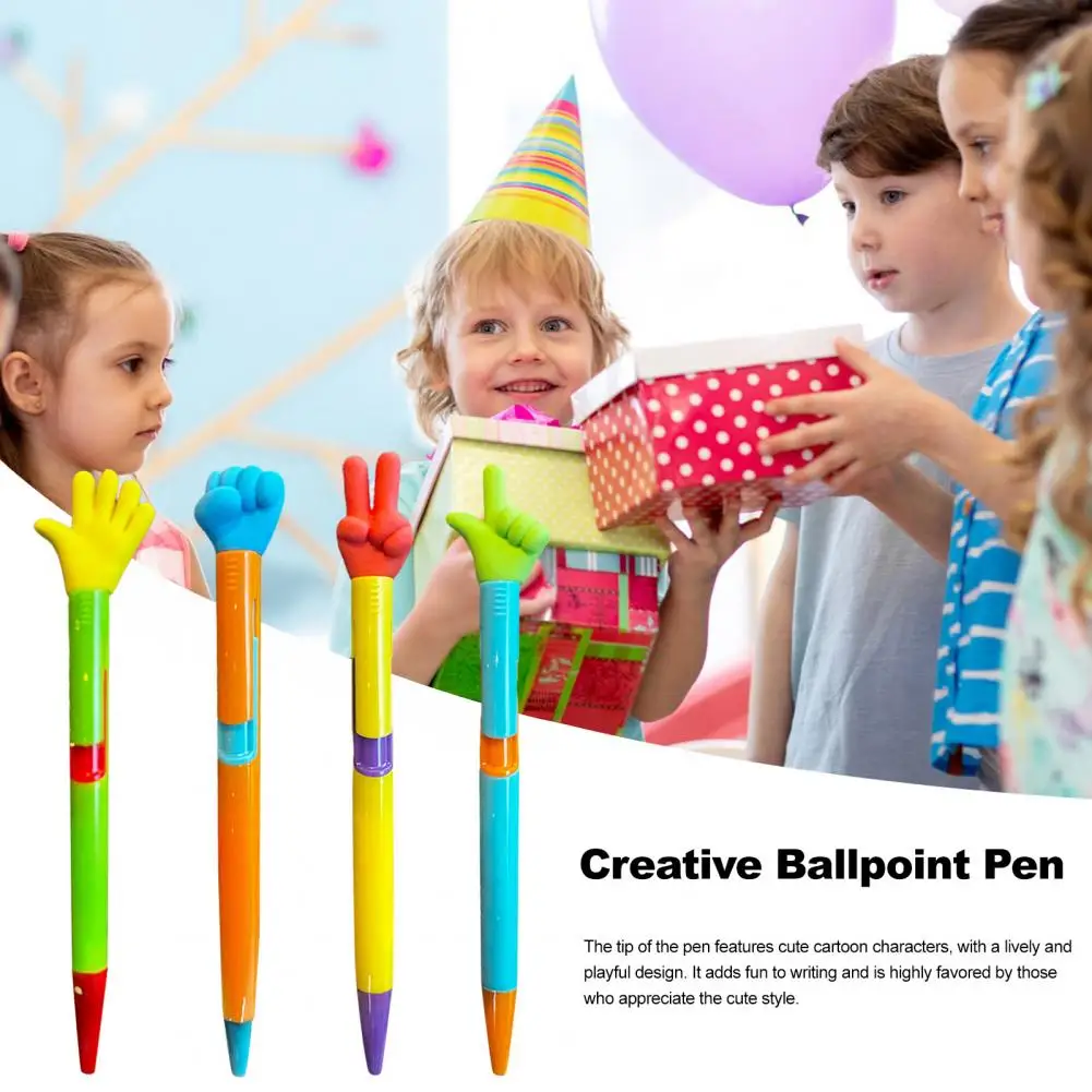 الطلاب قلم حبر جاف الكبار قلم حبر جاف التجفيف السريع روك ورقة مقص قلم حبر جاف للطلاب زملاء العمل قابل للسحب