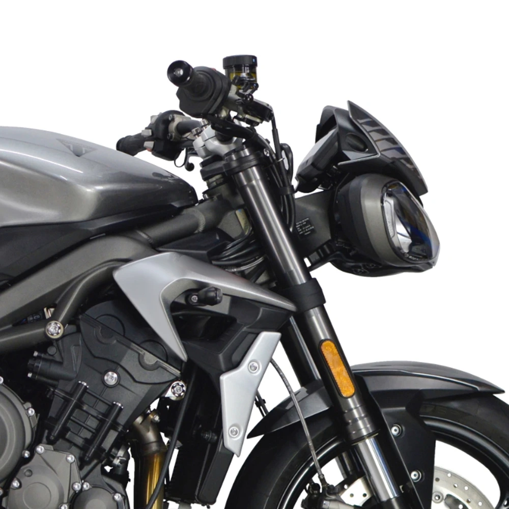 765R 765RS Front Tank Side Panel Frame Cover Fairing Cowl For Triumph Street Triple 765 R RS 2020 2021 2022