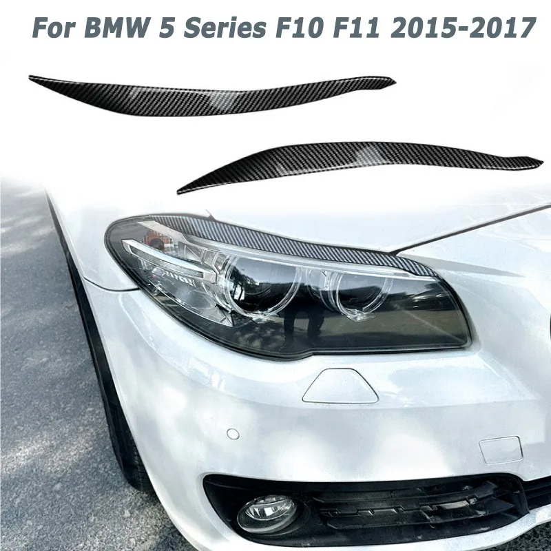

Передние фары автомобиля для BMW 5 серии F10 F11 2015-2017, накладка на веко, автомобильные аксессуары, вторичный рынок