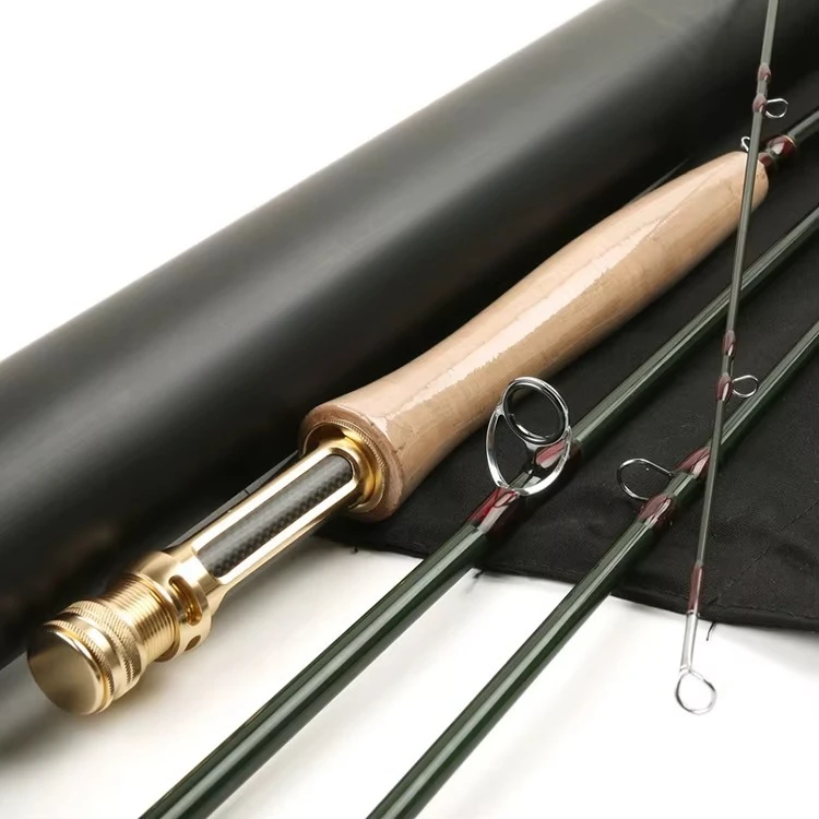 

New 2.5m 3m 2.3m Fly Fishing Carbon Barrel Cocked Stream Rod Skyhigh White Stripe Horsemouth Fly Fishing Rod Light