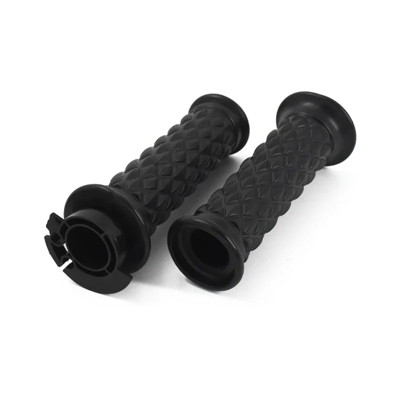 New Universal Vintage motorcycle Rubber Handle Grips Cafe Racer Refit motorbike Handle bar Grips  7/8\'\' 22mm